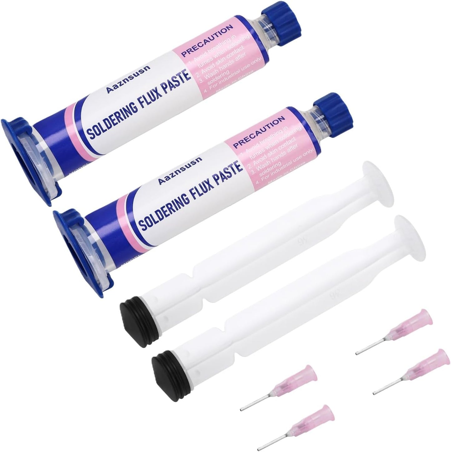 Solder flux for Electronics Soldering, No Clean Soldering Flux Paste (10CC) & Desoldering Wick (2pcs)