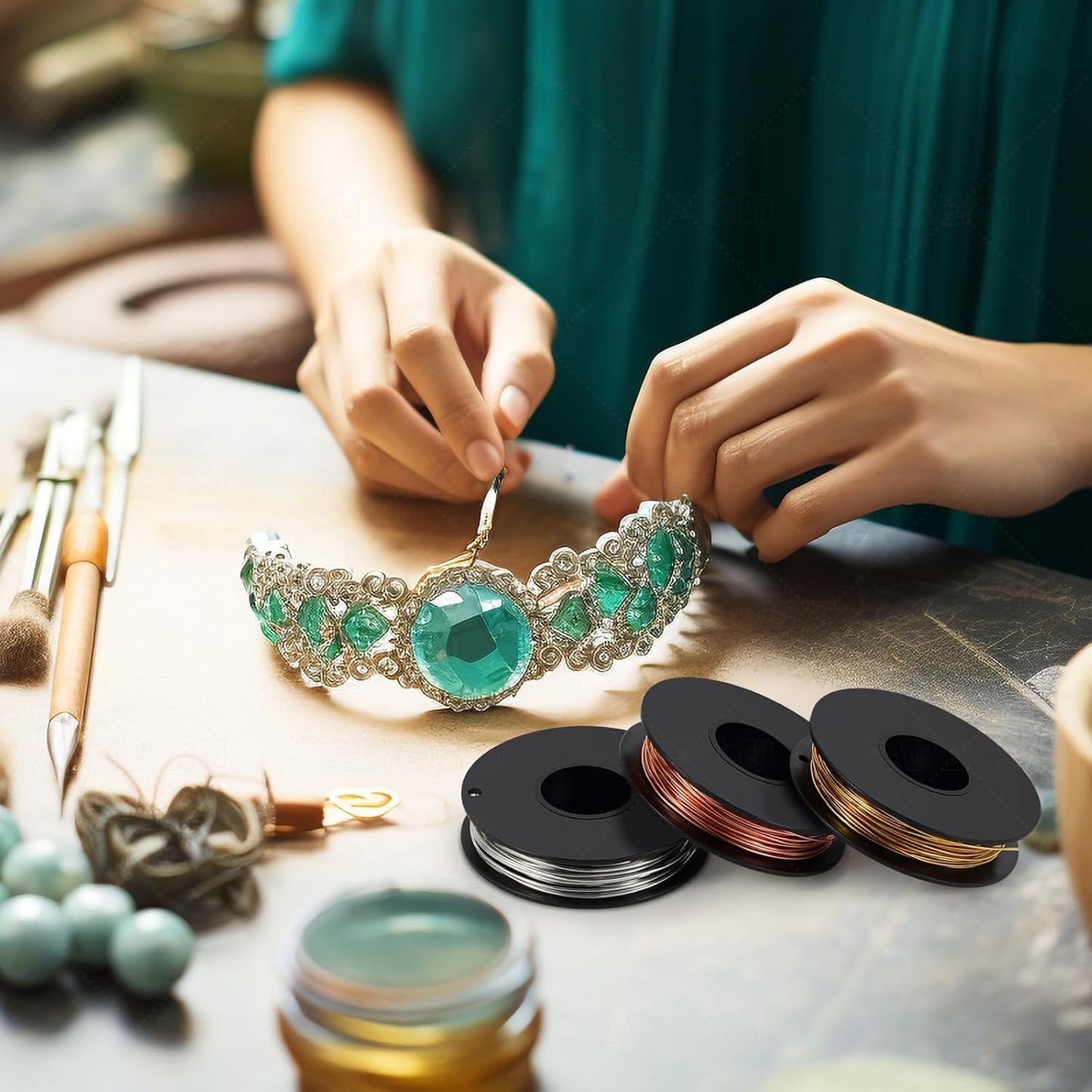 28 Gauge 754 Feet 5 oz 99.9% Dead Soft Copper Wire for Electroculture Gardening, Jewelry Making, Beading, Science Projects, DIY Artwork, Pure Bare Copper Wire