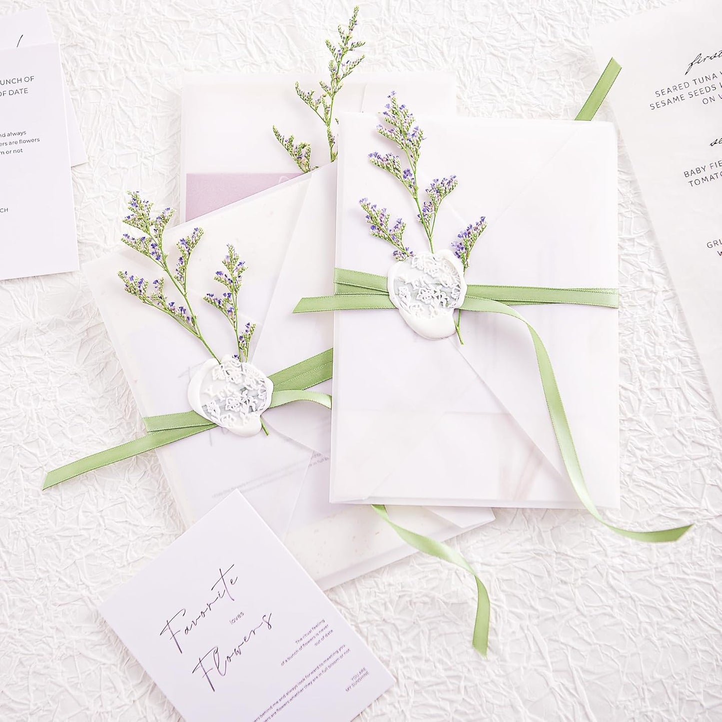 110 Sheets Transparent Vellum Paper - 8.5 x 11in 100GSM Translucent Matte Art Paper for DIY Printing Drawing Wedding Invitations Greeting Cards Decor Gift Wrapping PAP02TP110